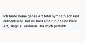 Feedback zu Nadine 3