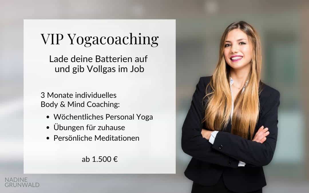 Yogalehrer Gehalt steigern durch VIP Yogacoaching